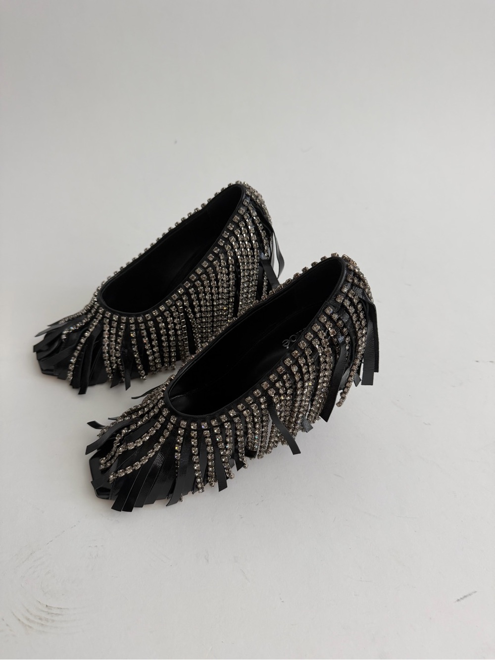 Chloe Mona crystal-embellished fringed leather pumps Archive 7 Boho Romantic - Picture 4 of 12